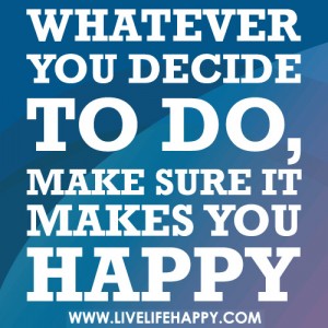 decide happy
