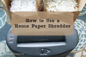 How to Use a Home Paper Shredder-2