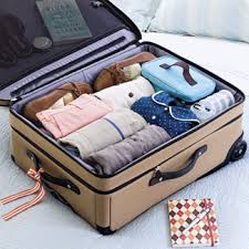 An organized and packed suitcase makes for easy travel.