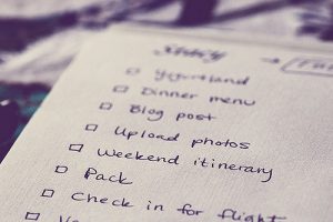 To Do lists and what to do with them.